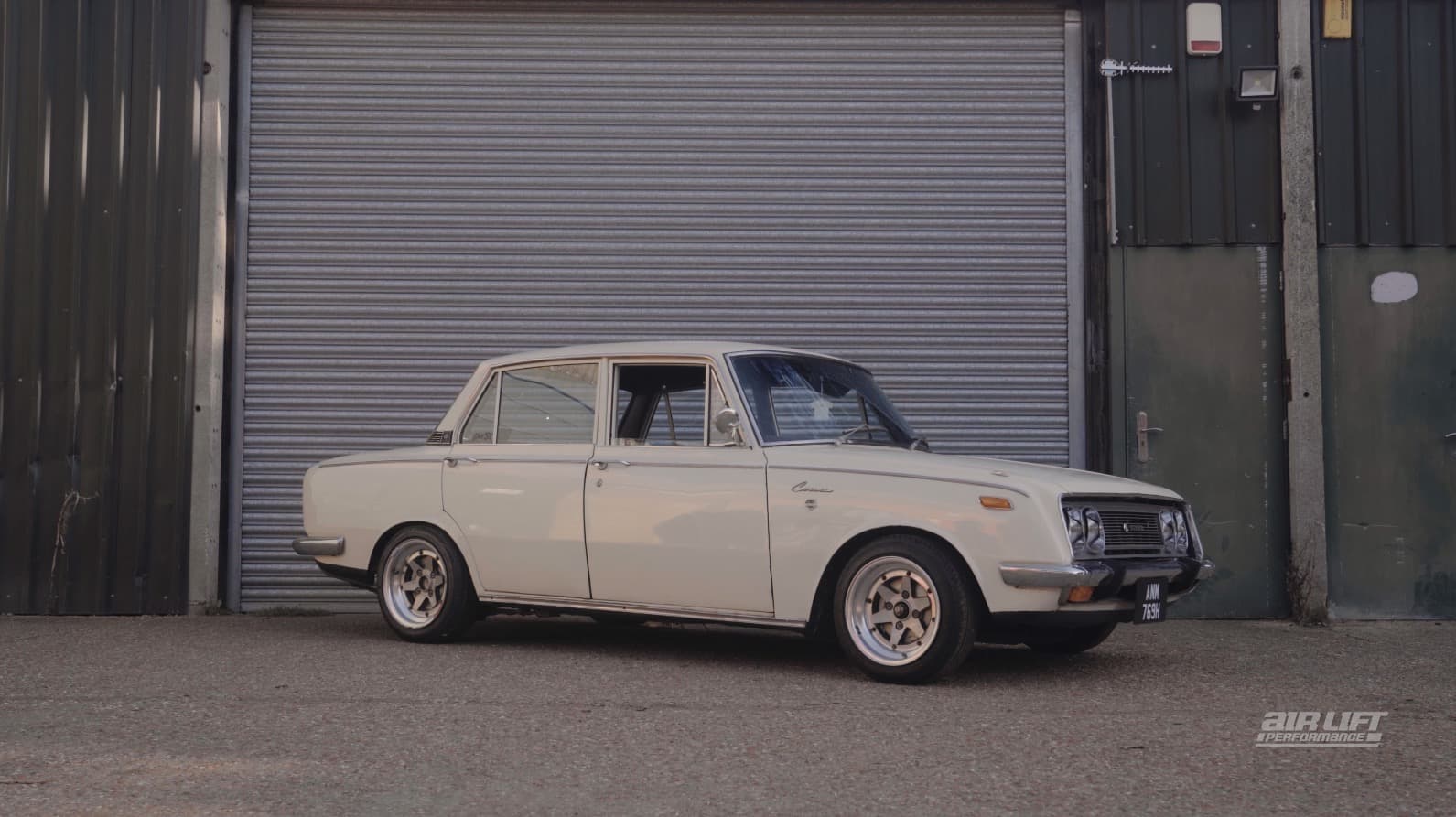 White 1970 Toyota Corona
